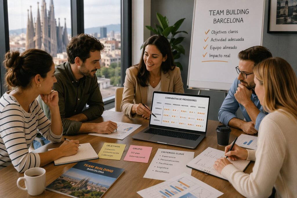 ¿Cómo escoger el mejor proveedor de team building en Barcelona?